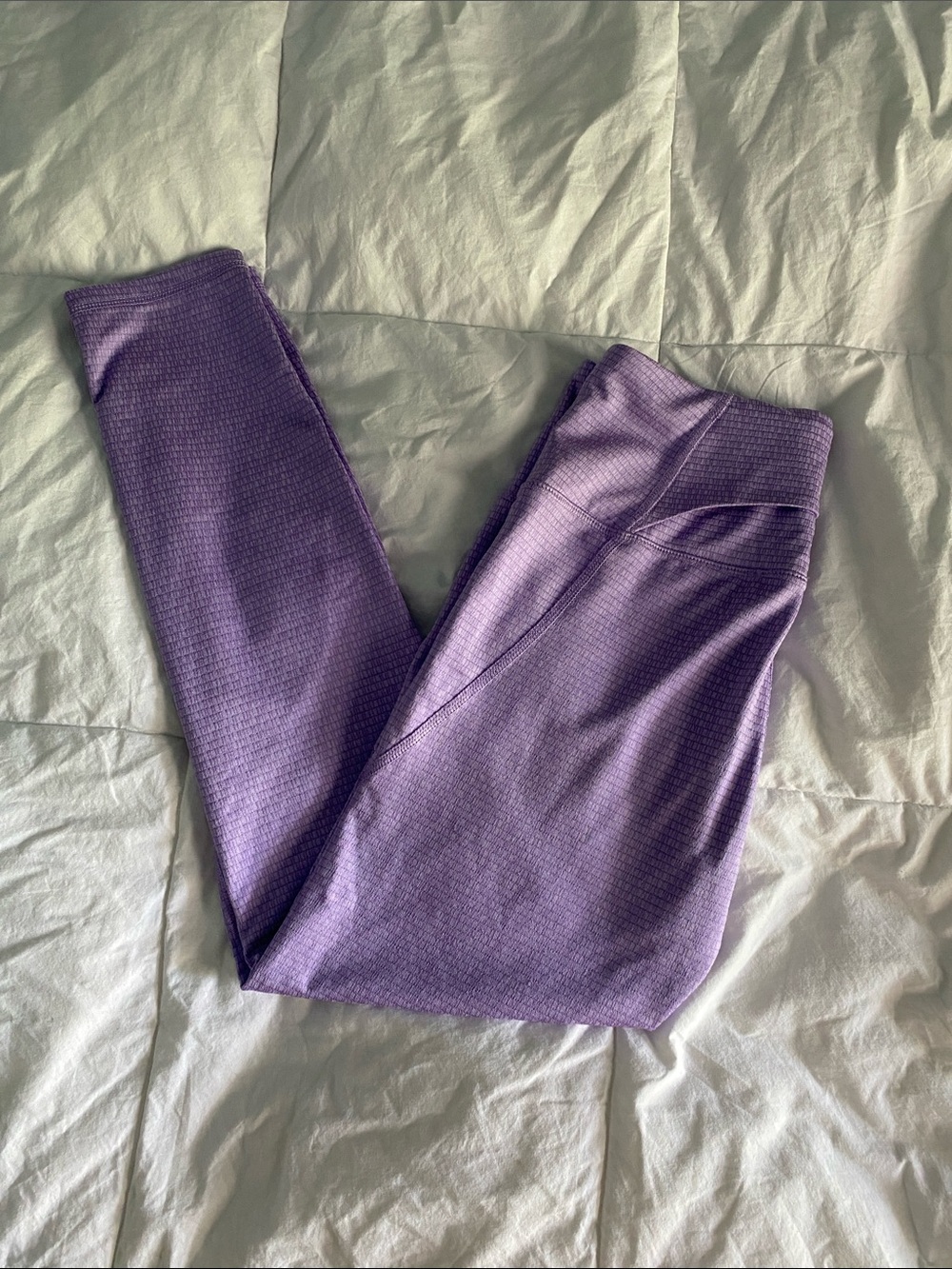 Under Armour Lavender Textured Leggings